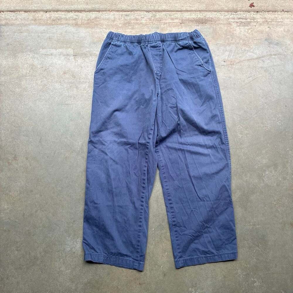 Quiksilver Waterman Collection Vintage 2000s Cropped Wide Leg Fatigue Pants